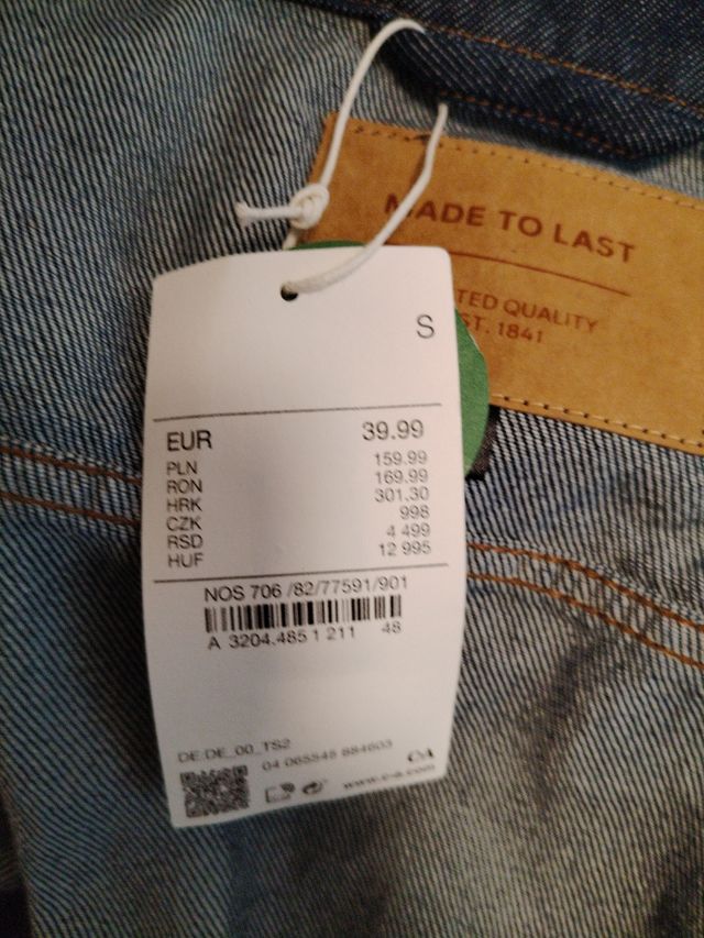 Chaqueta vaquera C&A