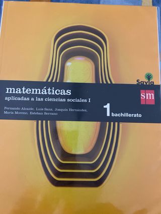 Libro matematicas 1ºbach sociales
