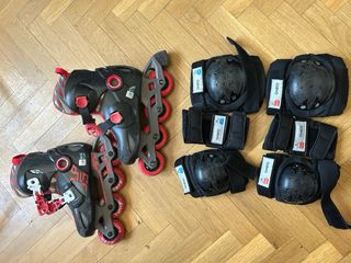 Patines talla 30-32 con protecciones