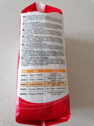 Pannolini mutandina per cani