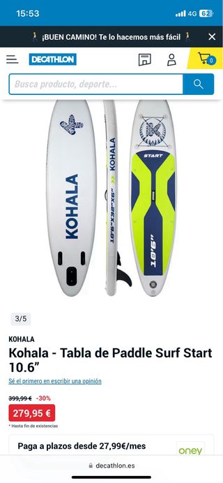 Tabla de padel surf