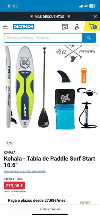 Tabla de padel surf