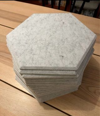 18 paneles hexagonales autoadhesivos 