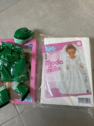 Vestido novia +chubasquero de regalo