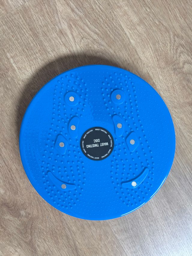 Disco para hacer ejercicios. Y masaje.