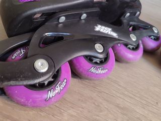 Patines iniciación no-fear ajustables, 4 a 7  años