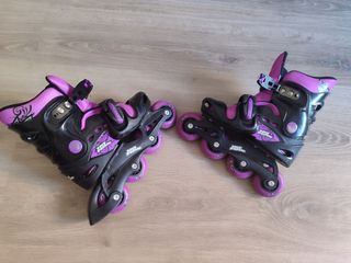 Patines iniciación no-fear ajustables, 4 a 7  años