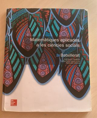 Libro Matematicas aplicadas 2do Bachillerato