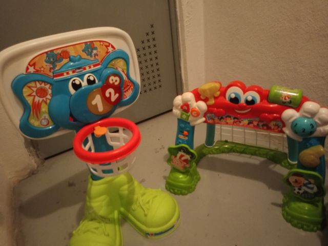 Juguetes Portería y canasta