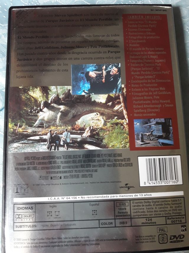 DVD Il mondo perduto