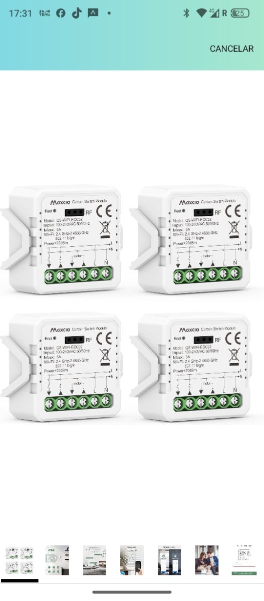 Alexa Interruptor Persianas WiFi