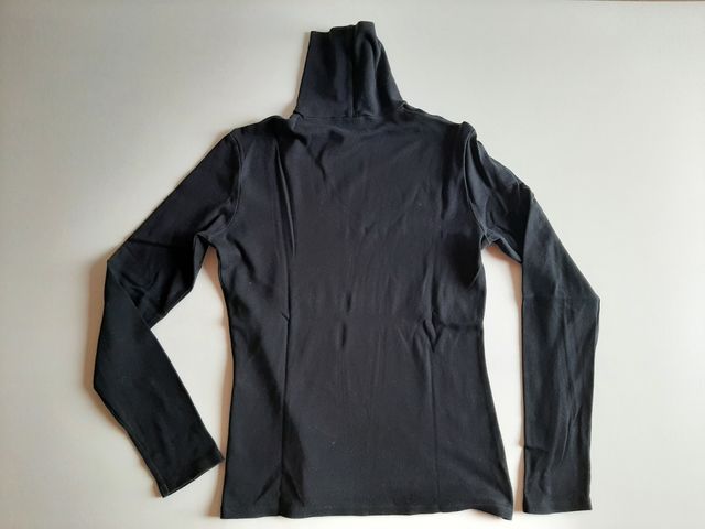 Dolcevita donna cotone Nero L