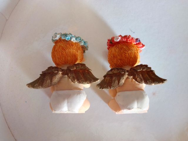Figuras de resina angelitos