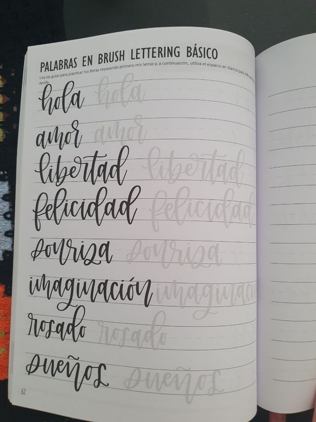 Guía de caligrafía