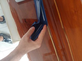 Portafoglio nero/blu (uomo)