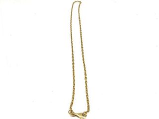 cadena oro 18k 25cm