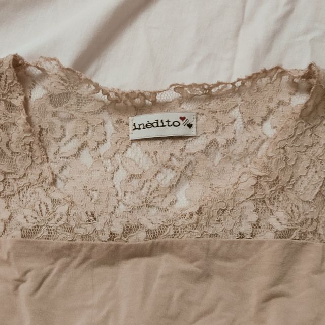 Abito corto con pizzo