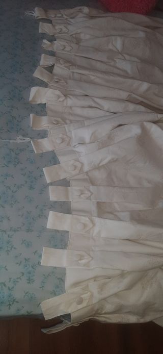 CORTINAS+EDREDON  Y COJIN