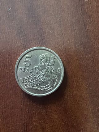 5 pesetas 1980 mundial 82