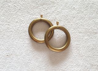 Anello ottone lucido antigraffio tende mm.46 pz.2