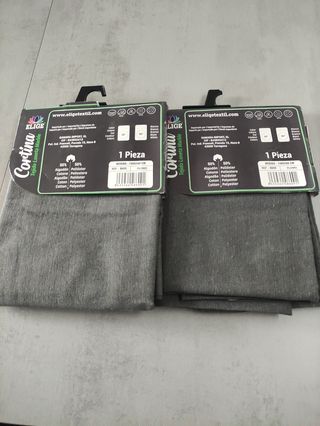 2 Cortinas loneta 
