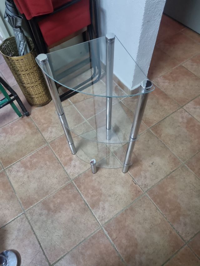 esquinera de cristal