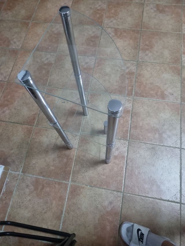 esquinera de cristal