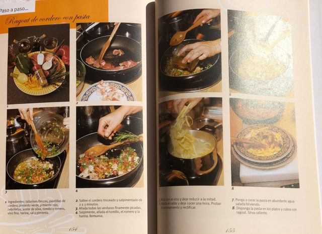 Lote 5 libros alimentación y gastronomia