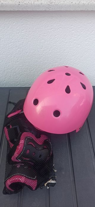 Patines nuevos (protección y casco de regalo)
