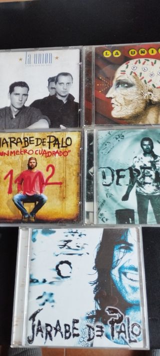 5 CDs. 3 Jarabe de Palo, y 2