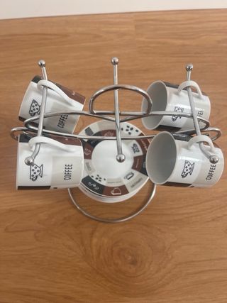 JUEGO DE 4 TACITAS DE CAFÉ