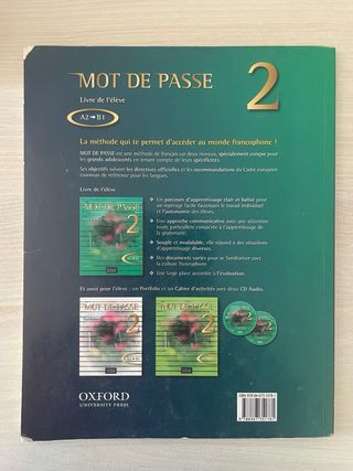 Mot de passe 2/segundo de bachiller