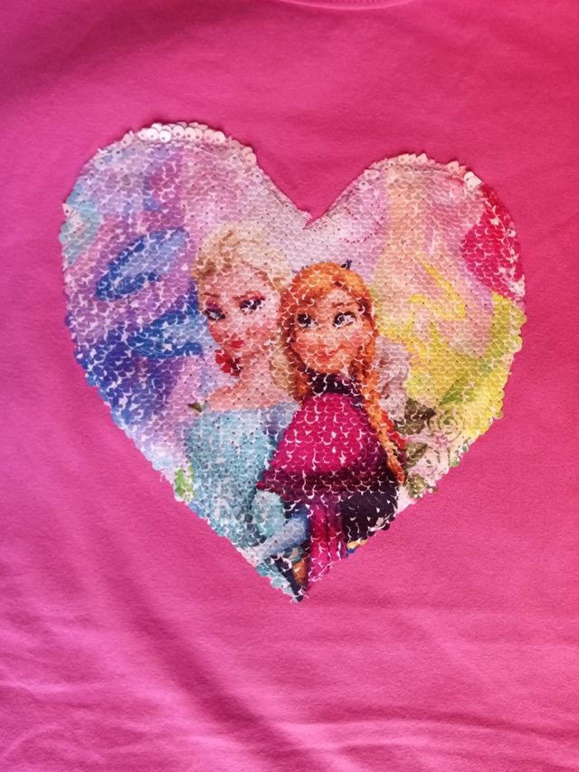 Camiseta Frozen Elsa y Ana