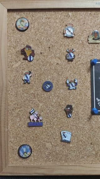 Gran colección de pins del Real Madrid
