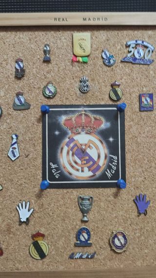 Gran colección de pins del Real Madrid