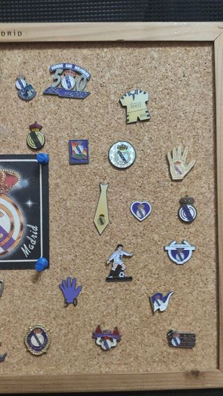 Gran colección de pins del Real Madrid