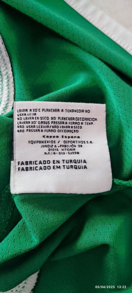 Camiseta Real Betis Balompie.