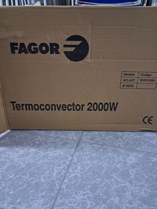 Radiador  FAGOT eléctrico de aire.