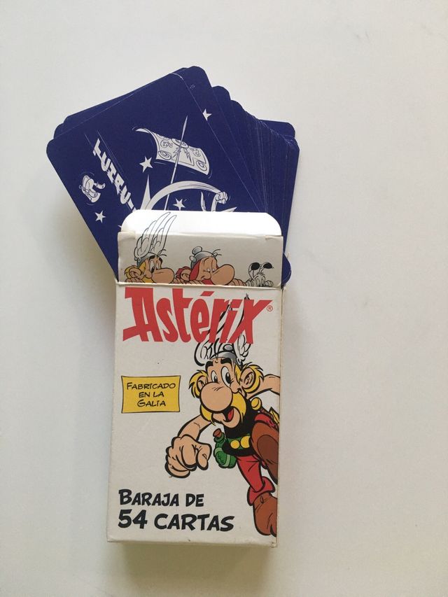 Baraja naipes de Poker. ASTERIX Y OBELIX