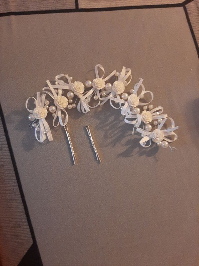 Diadema novia, comunión