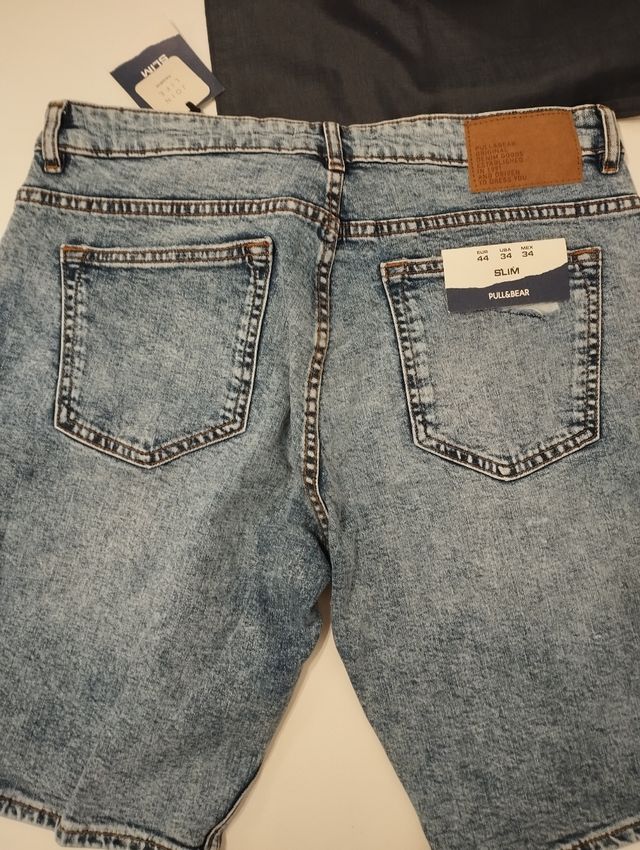 Pantalón vaquero corto hombre 44