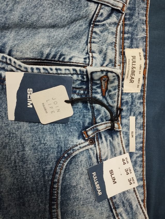 Pantalón vaquero corto hombre 44