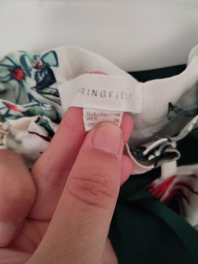 Pantones cortos de flores de Springfield