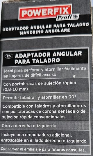 Adaptador angular para taladro