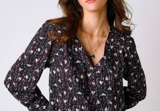 Vestido estampado Blancheporte vintage style