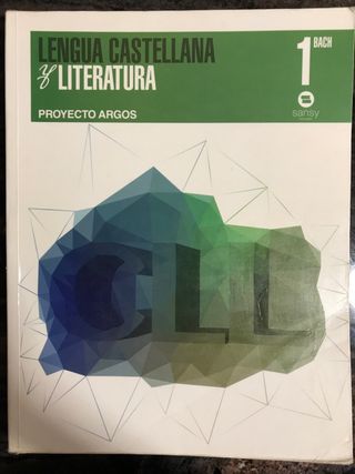 Lengua castellana literatura 1 Bachiller Ed.Sansy
