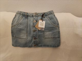 Falda vaquera niña talla 11-12