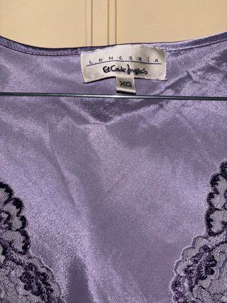 Camison largo de raso lenceria