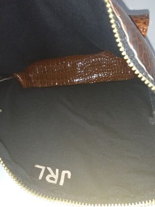 Bolso hecho a mano piel de cocodrilo 