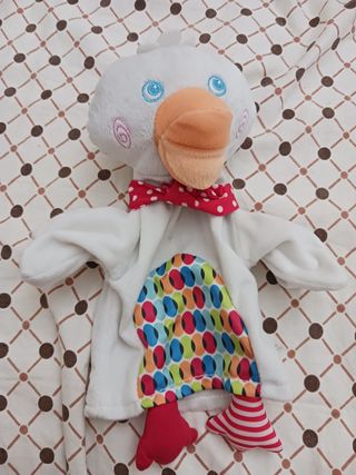 Marionetta oca + 2 peluches